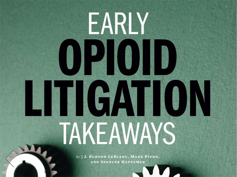 AAJ Article Opioid Litigation